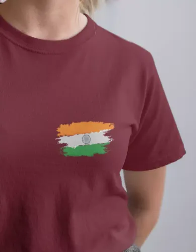 India Flag Crop Top
