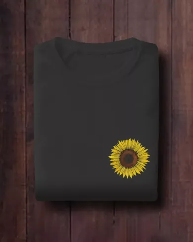 Sunflower Women Half Sleeve T-Shirt