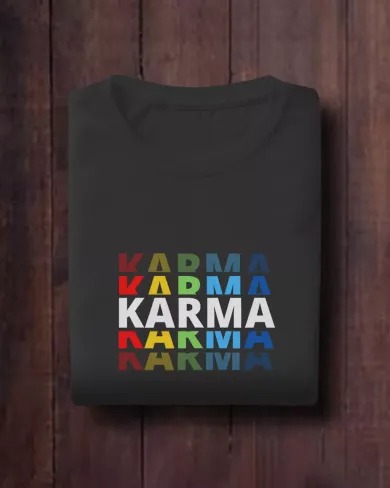 Karma Women Half Sleeve T-shirt