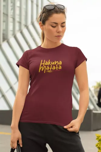 Hakuna Matata Women Half Sleeve T-Shirt