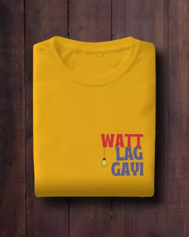 Watt Lag Gayi Women  Half Sleeve T-shirt