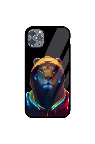 Lion Attitude Glass Case Cover for iphones