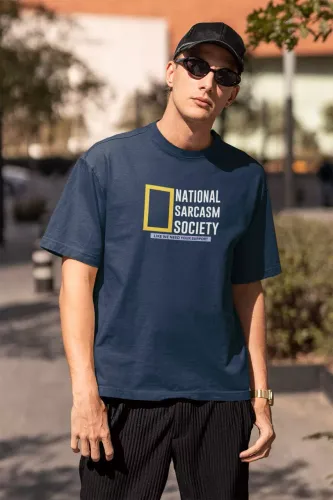 National Sarcasm Society Oversized T-Shirt