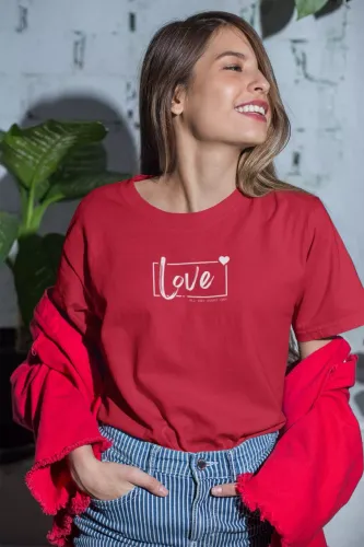 Love Women Half Sleeve T-Shirt
