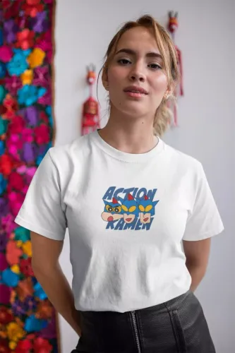 Action Kamen Women Half Sleeve T-Shirt